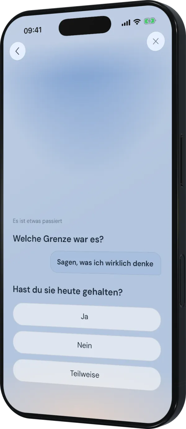 Ein begleiteter Rückblick nach einer Grenze